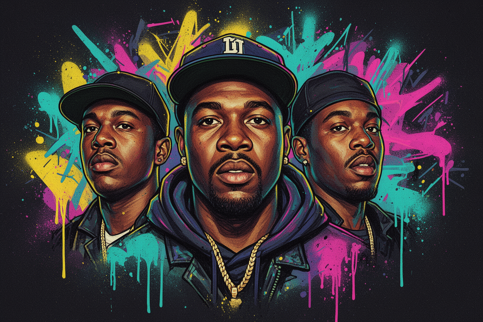 Een straatfeest met optredens en fans die de officiële eerdag van een rapper vieren in een stad die hiphopcultuur erkent.