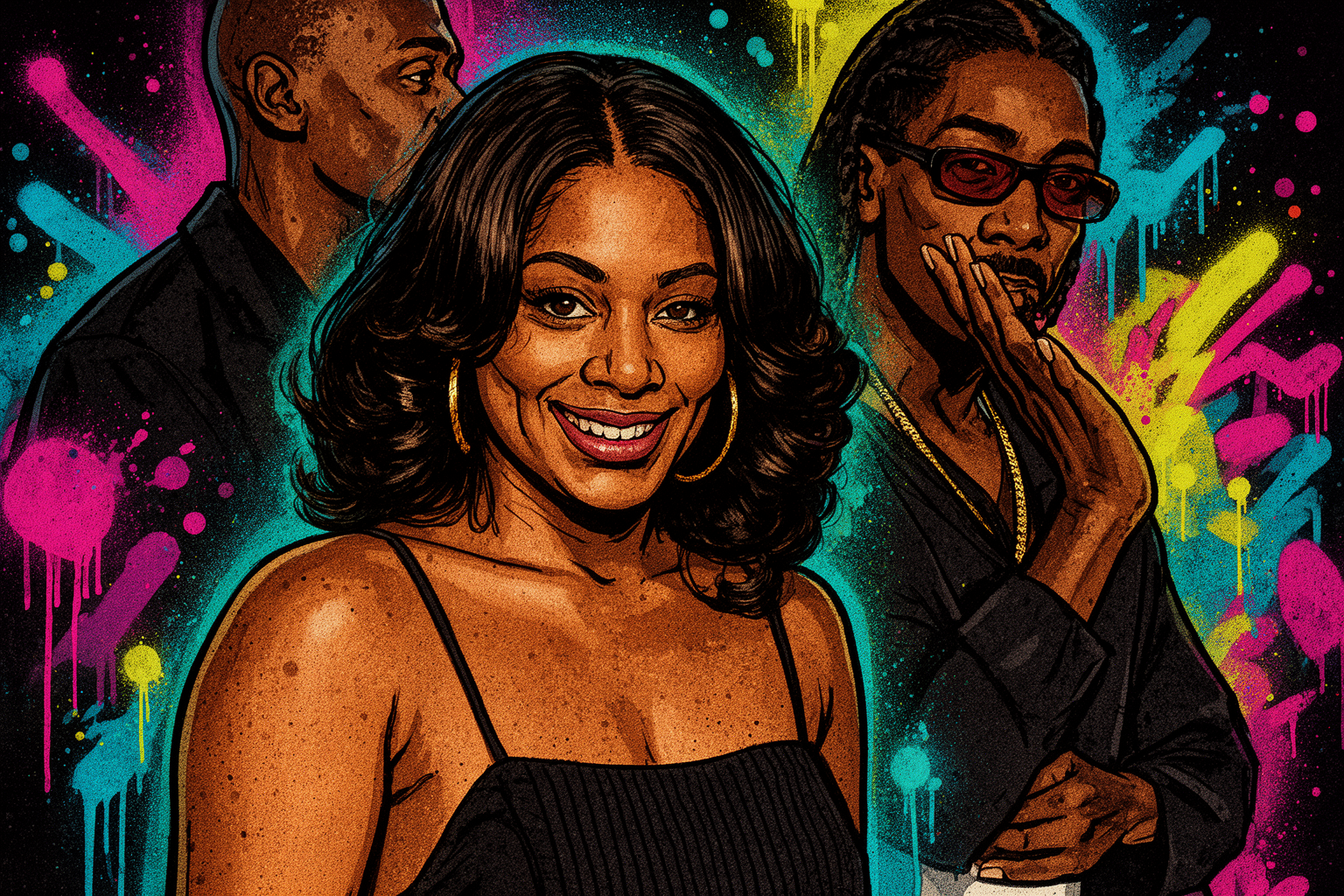 Lauren London als Beverly Tate, moeder van Snoop Dogg, in de biopic 'Snoop' over het leven van de rapper.