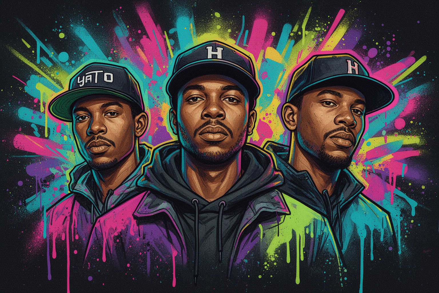 YaT0 werkt geconcentreerd aan zijn nieuwe album, met notities en teksten verspreid op een tafel, benadrukkend zijn romanachtige aanpak van storytelling in hiphop.